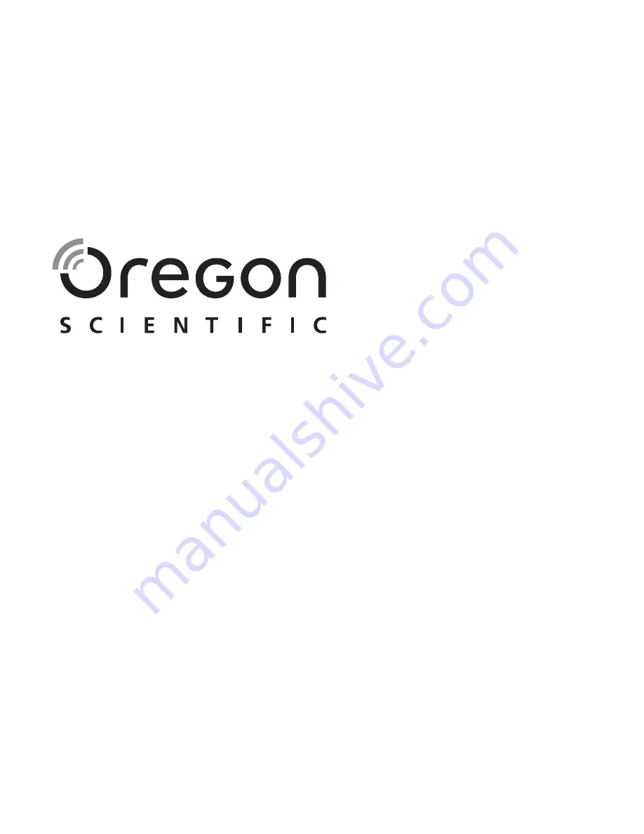 Oregon Scientific RGR202 User Manual Download Page 1