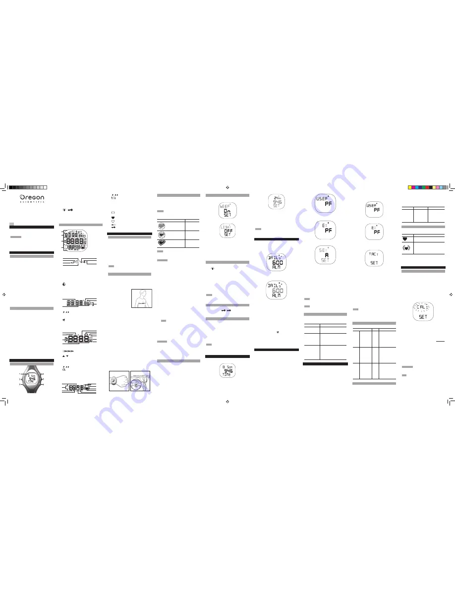 Oregon Scientific SE302 User Manual Download Page 1