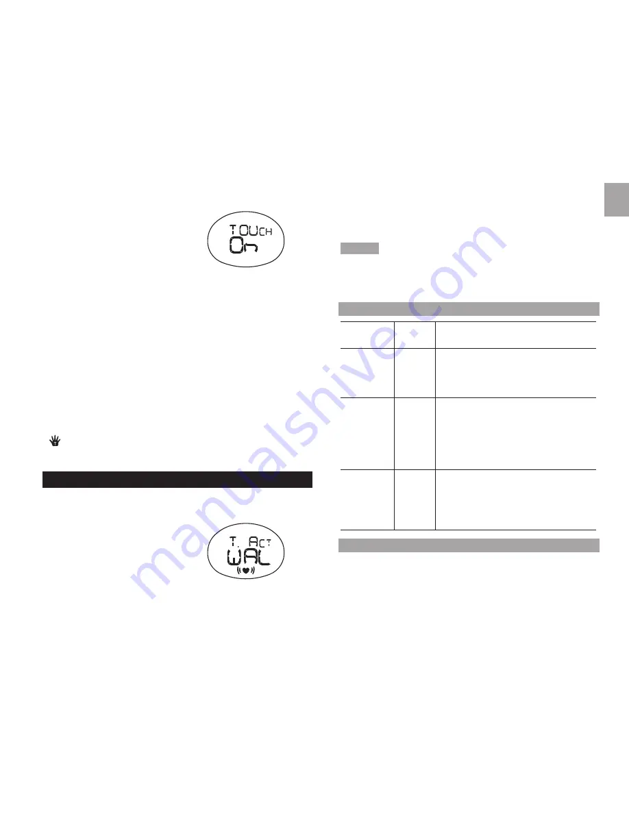 Oregon Scientific Tap On Sport SE102N User Manual Download Page 23