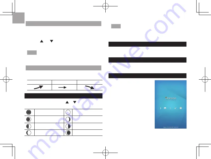 Oregon Scientific Weather@Home BAR218HG Скачать руководство пользователя страница 7