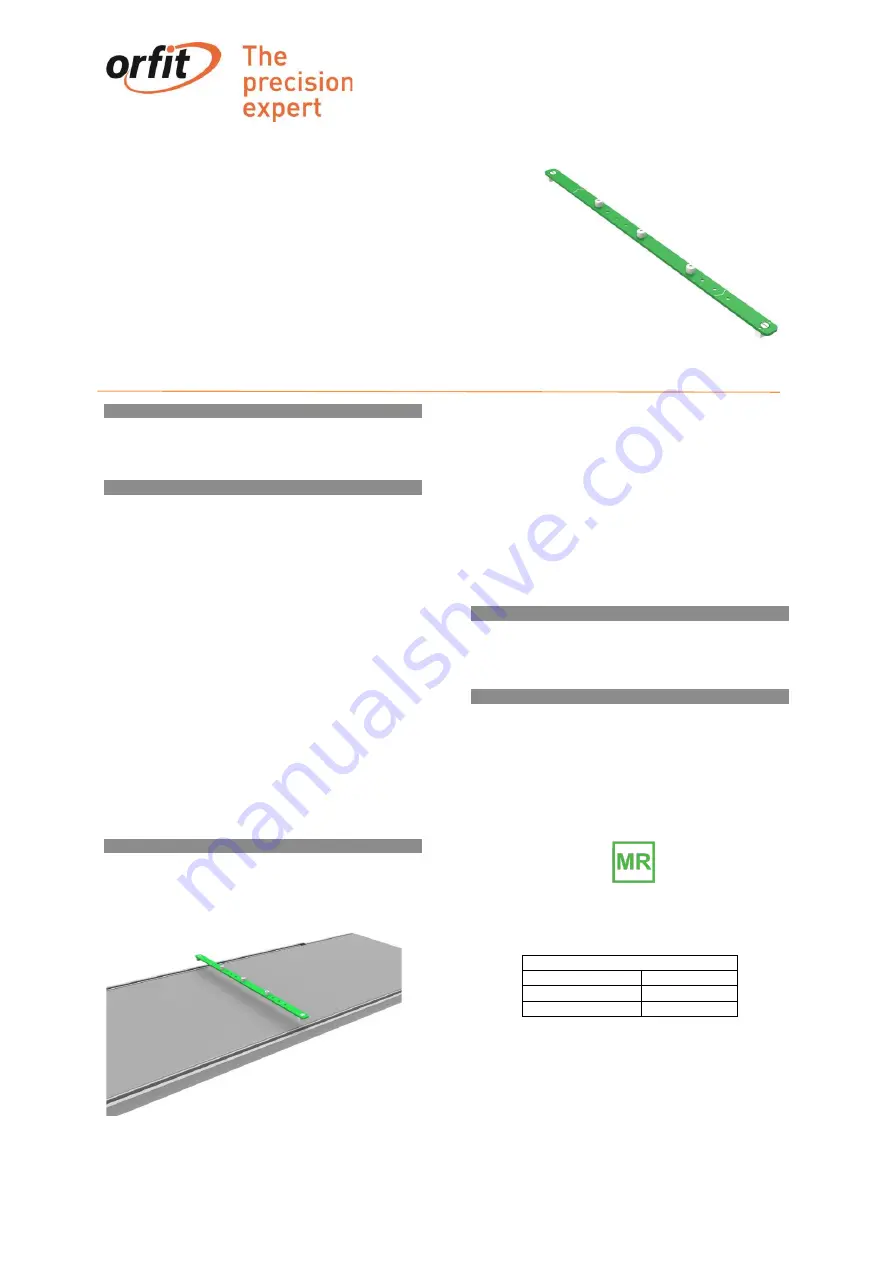 orfit RAYCAST 33221 Instructions For Use Download Page 1