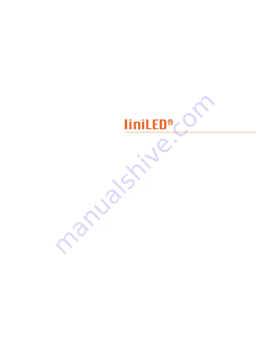 Organic Lighting Systems liniLED Top Manual Download Page 3