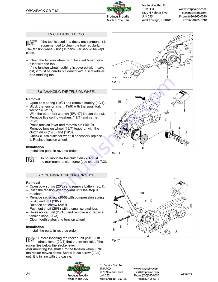 Orgapack OR-T 83 Скачать руководство пользователя страница 12