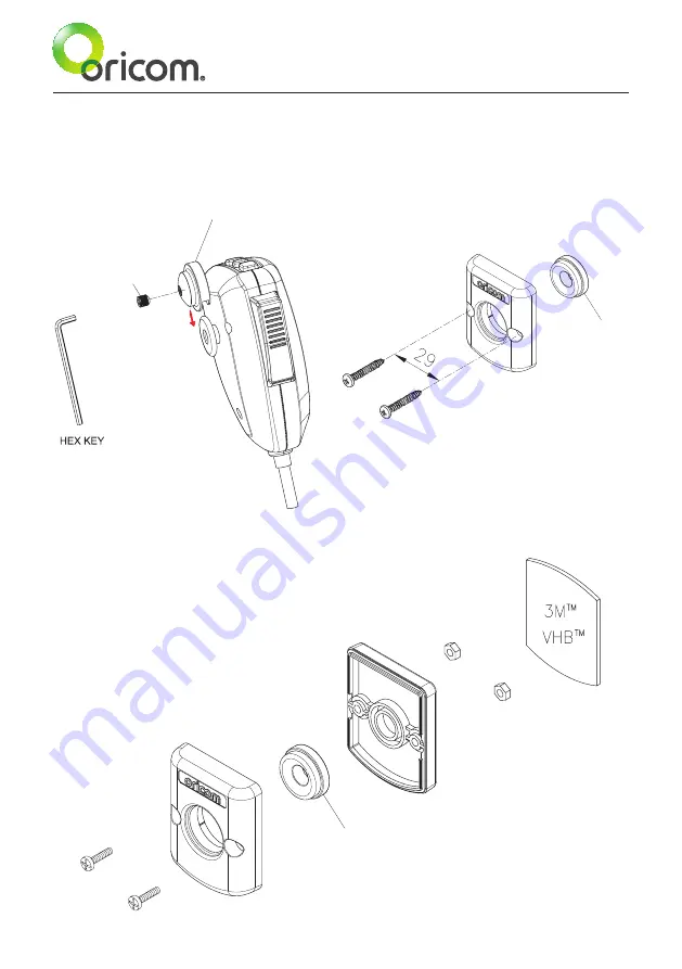 Oricom MMM100 Installation Instruction Download Page 1