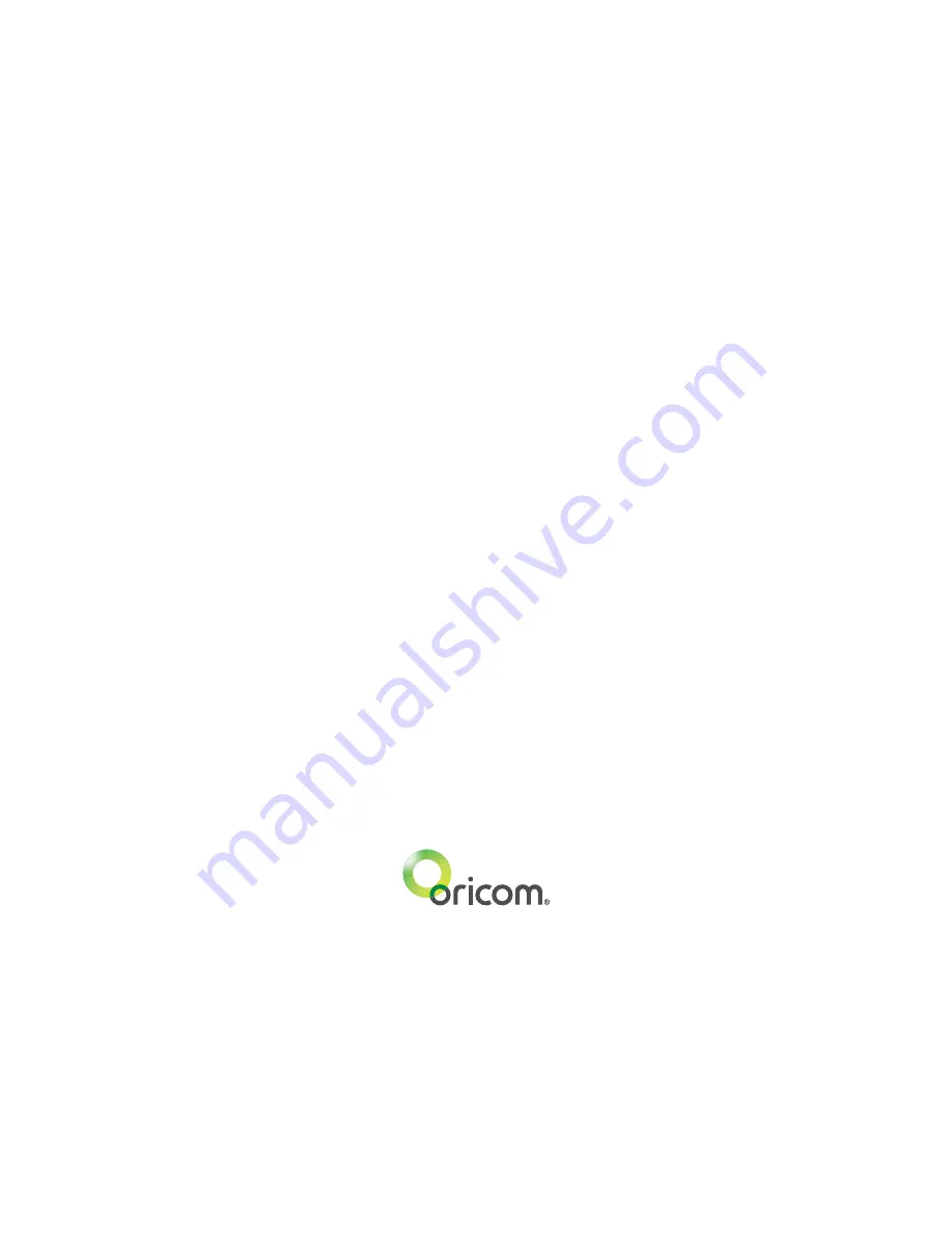 Oricom Secure 100 User Manual Download Page 18