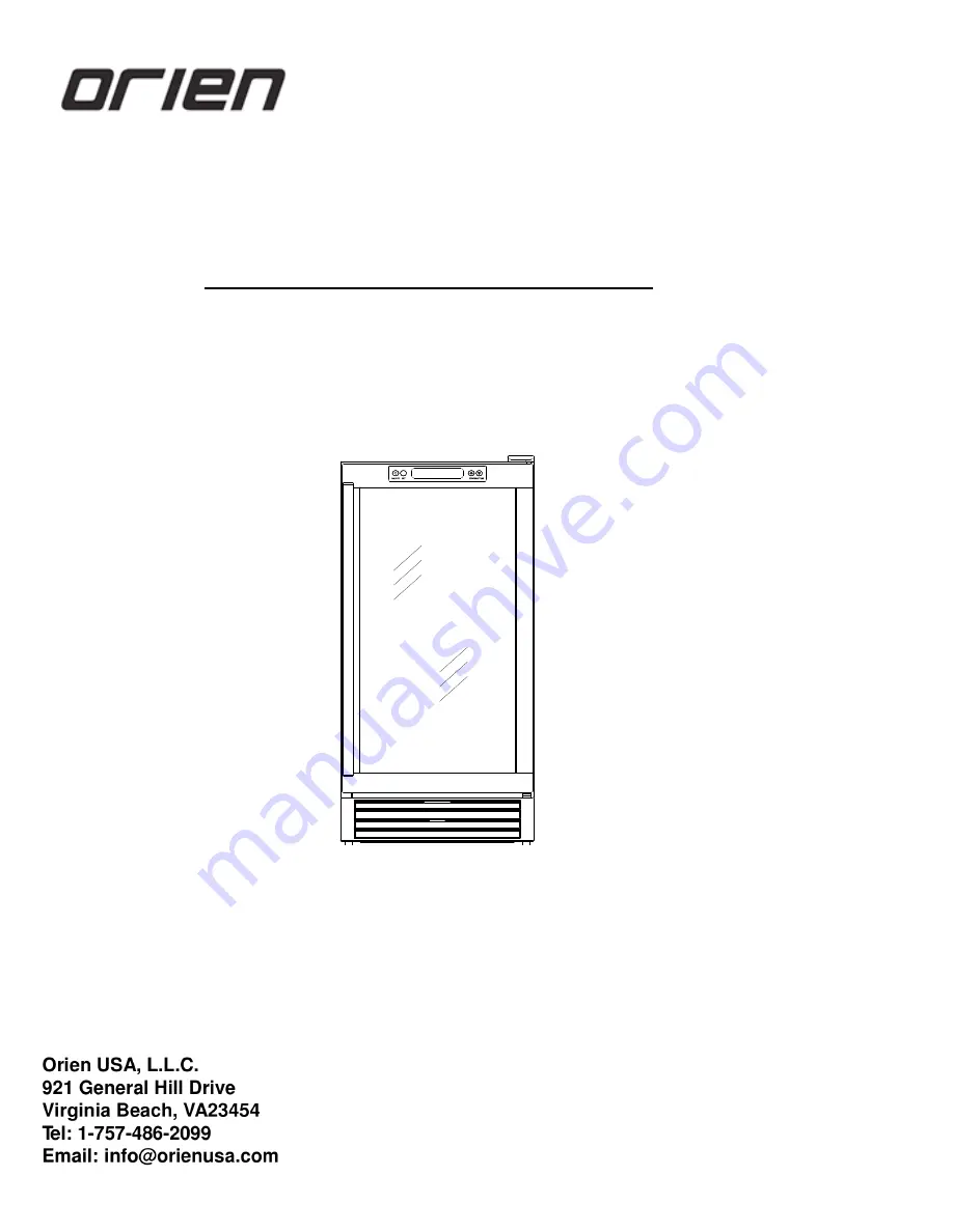 Orien FSB-15OD Use And Care Manual Download Page 1