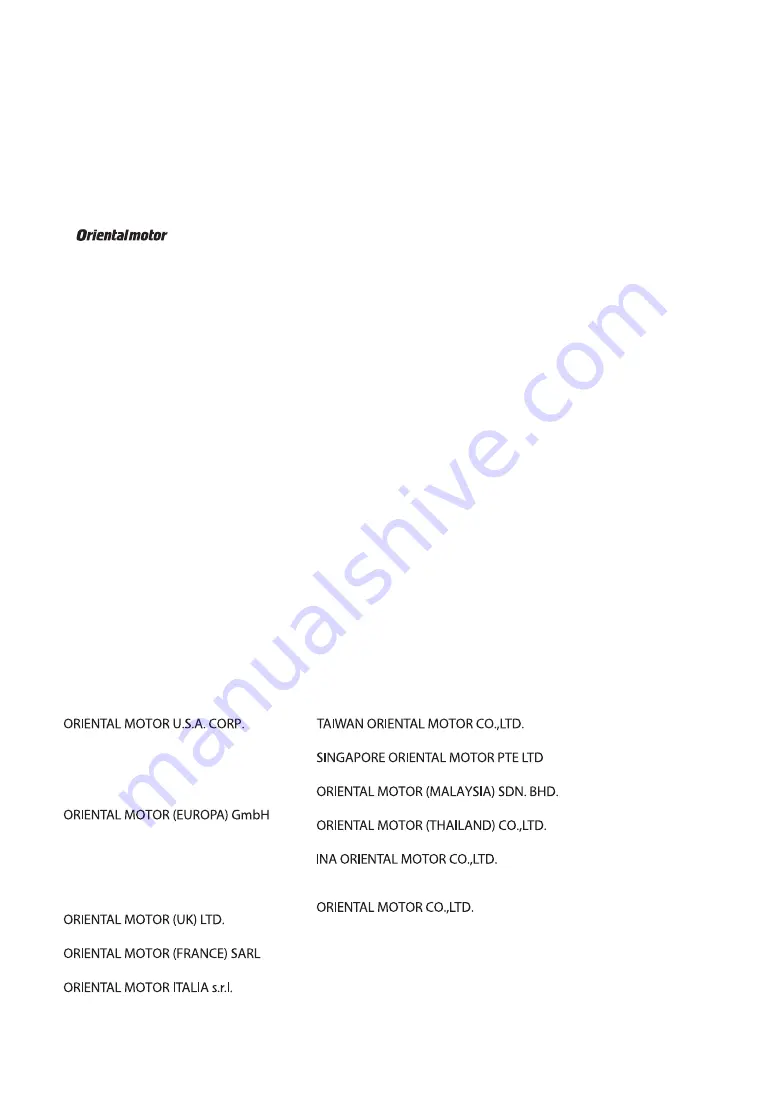 Orientalmotor OPX-2A Operating Manual Download Page 44