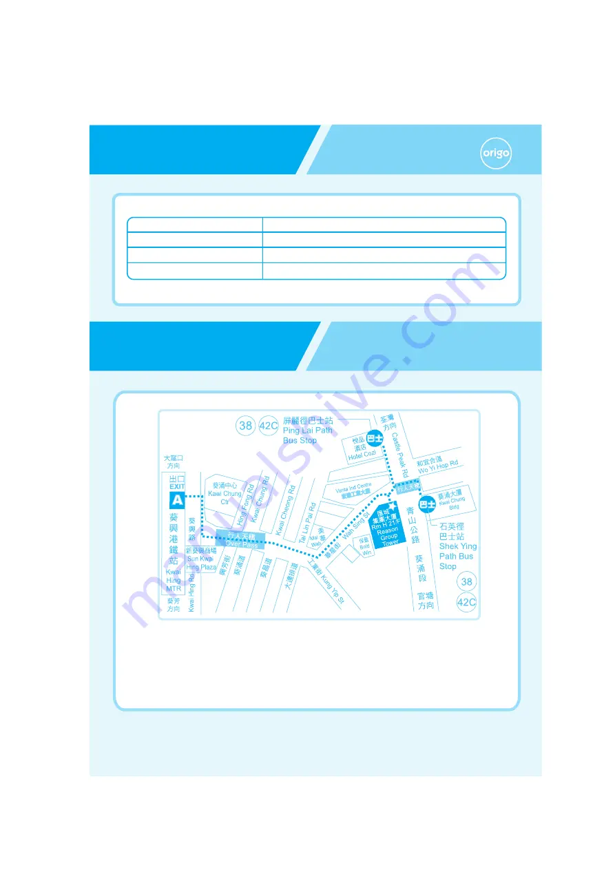 ORIGO CF-30M Instruction Manual Download Page 6