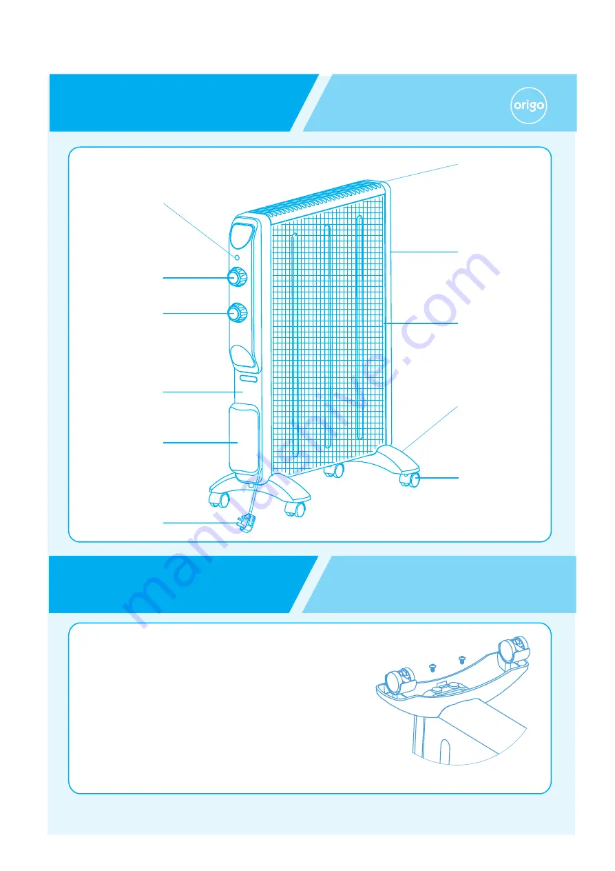 ORIGO CH-M2425 Instruction Manual Download Page 4