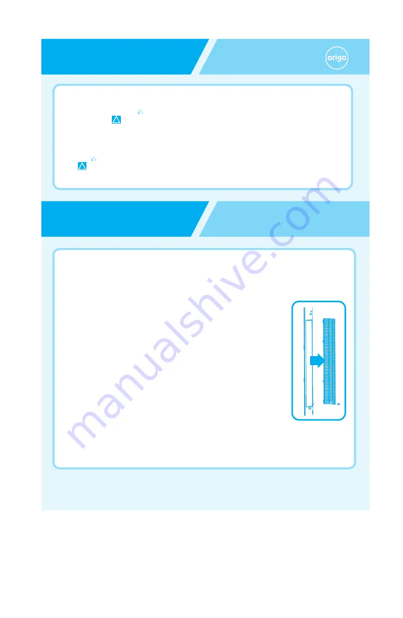 ORIGO TFC-1250 Instruction Manual Download Page 7