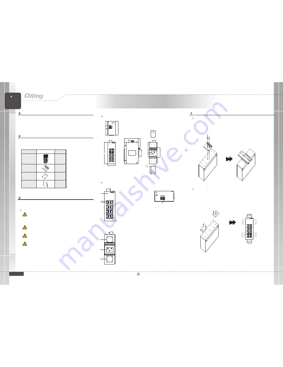 ORiNG IES-180-L Quick Installation Manual Download Page 1