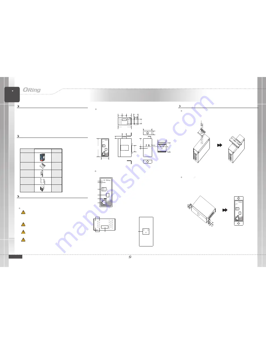 ORiNG IMC-V111ET-TB Quick Installation Manual Download Page 1