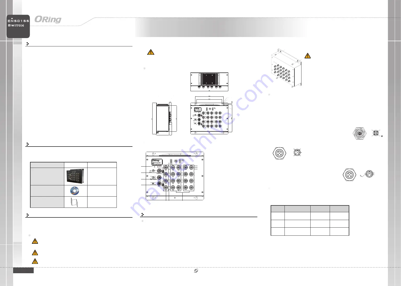 ORiNG TGPS-9164GT-M12X-BP2-MV Скачать руководство пользователя страница 1