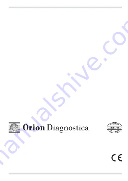 Orion Diagnostica 05560 Operating Manual Download Page 56