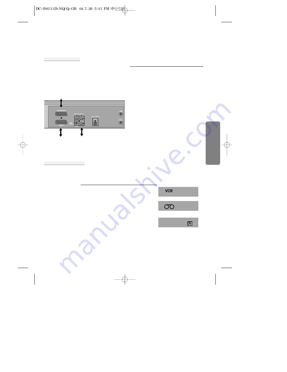 Orion DVD/VCR-855 Instruction Manual Download Page 36