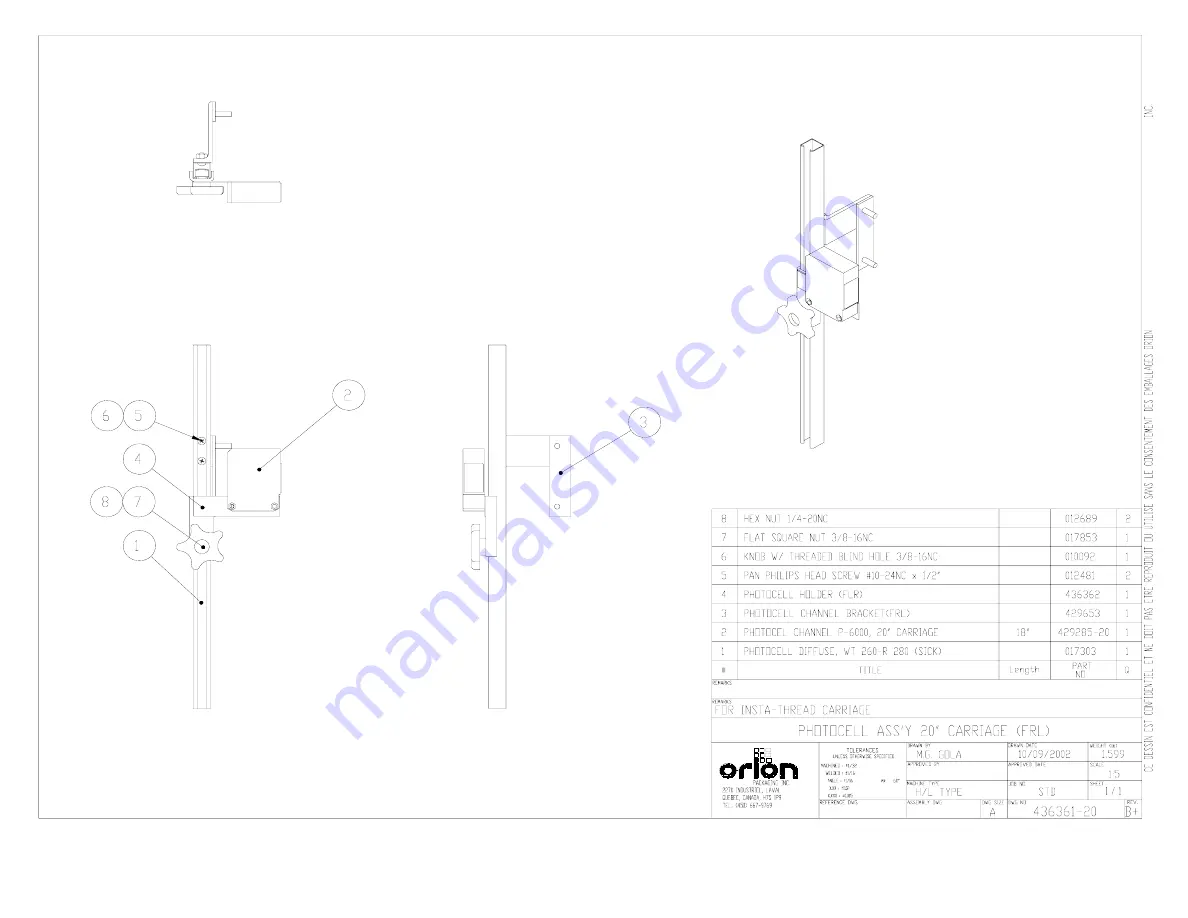 Orion L66-20 Manual Download Page 22