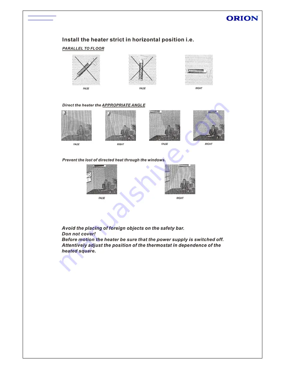 Orion OR-QH20T Instruction Manual Download Page 6