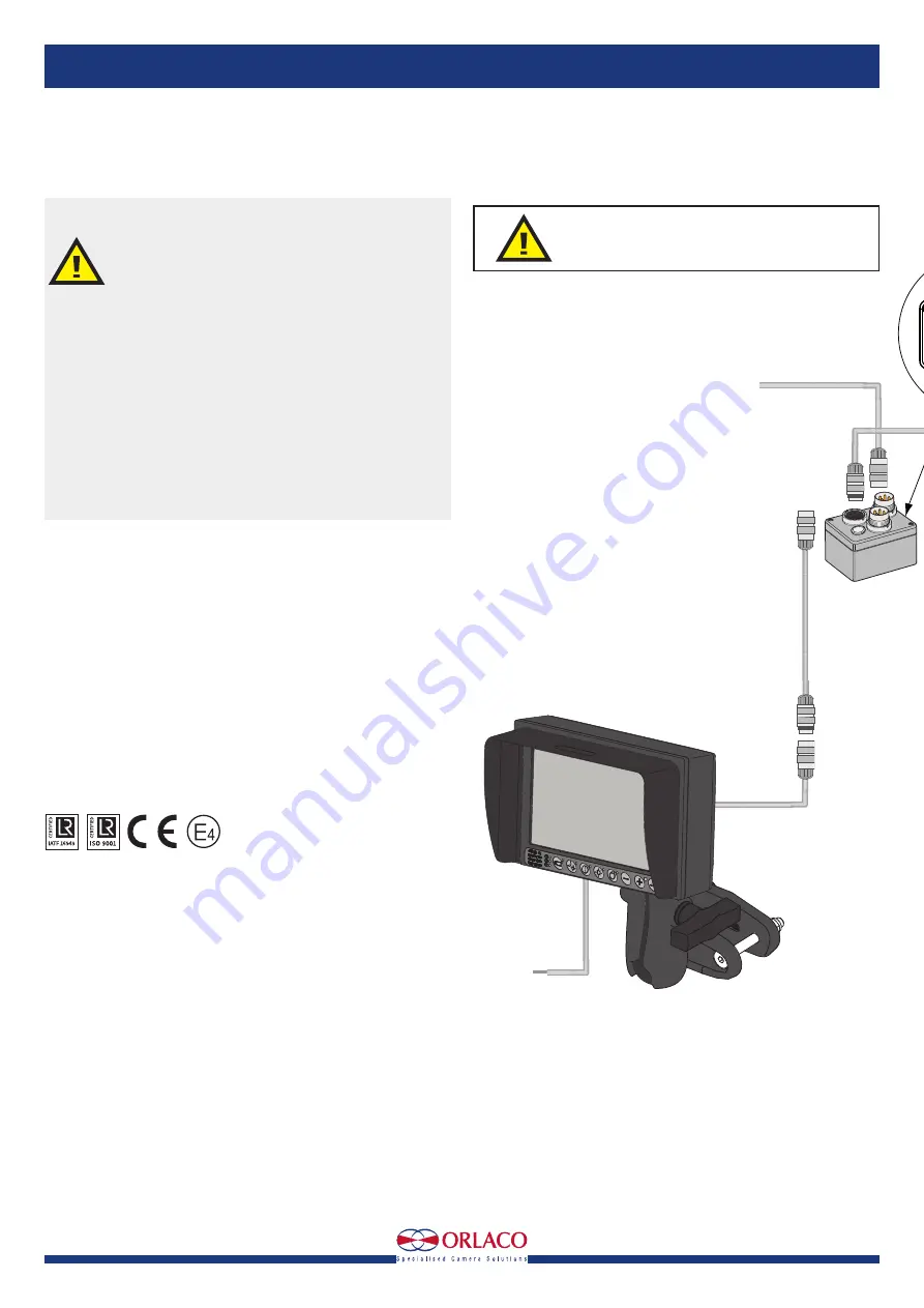 Orlaco 0401412 System Manual Download Page 2