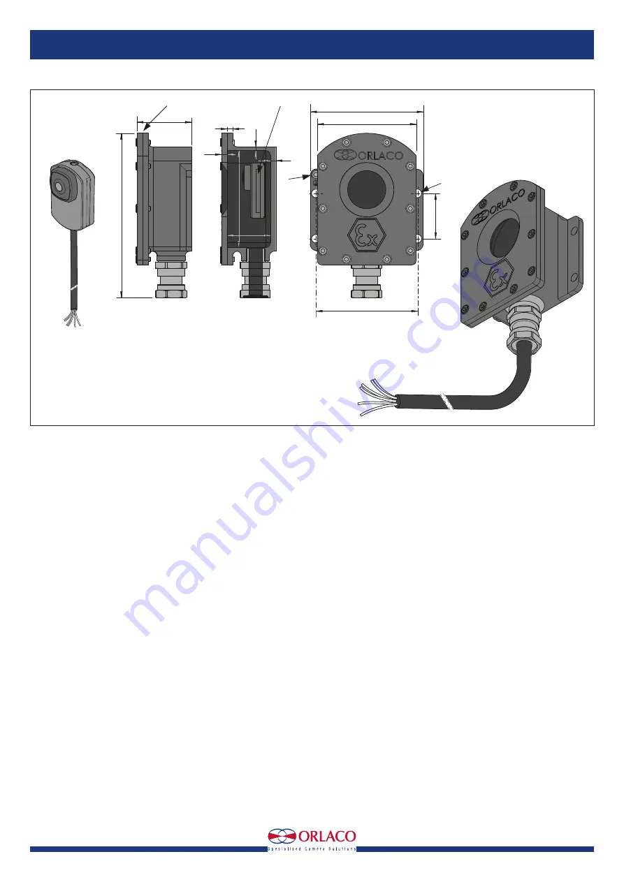 Orlaco Camera EMOS Ethernet with Ex housing Скачать руководство пользователя страница 3