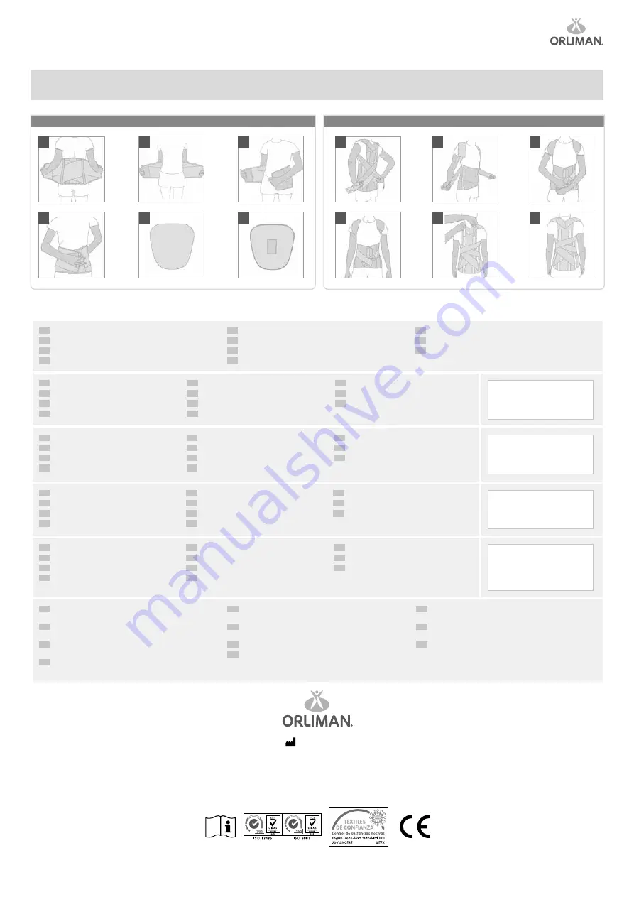 Orliman A-132 Instructions For Use And Preservation Download Page 12