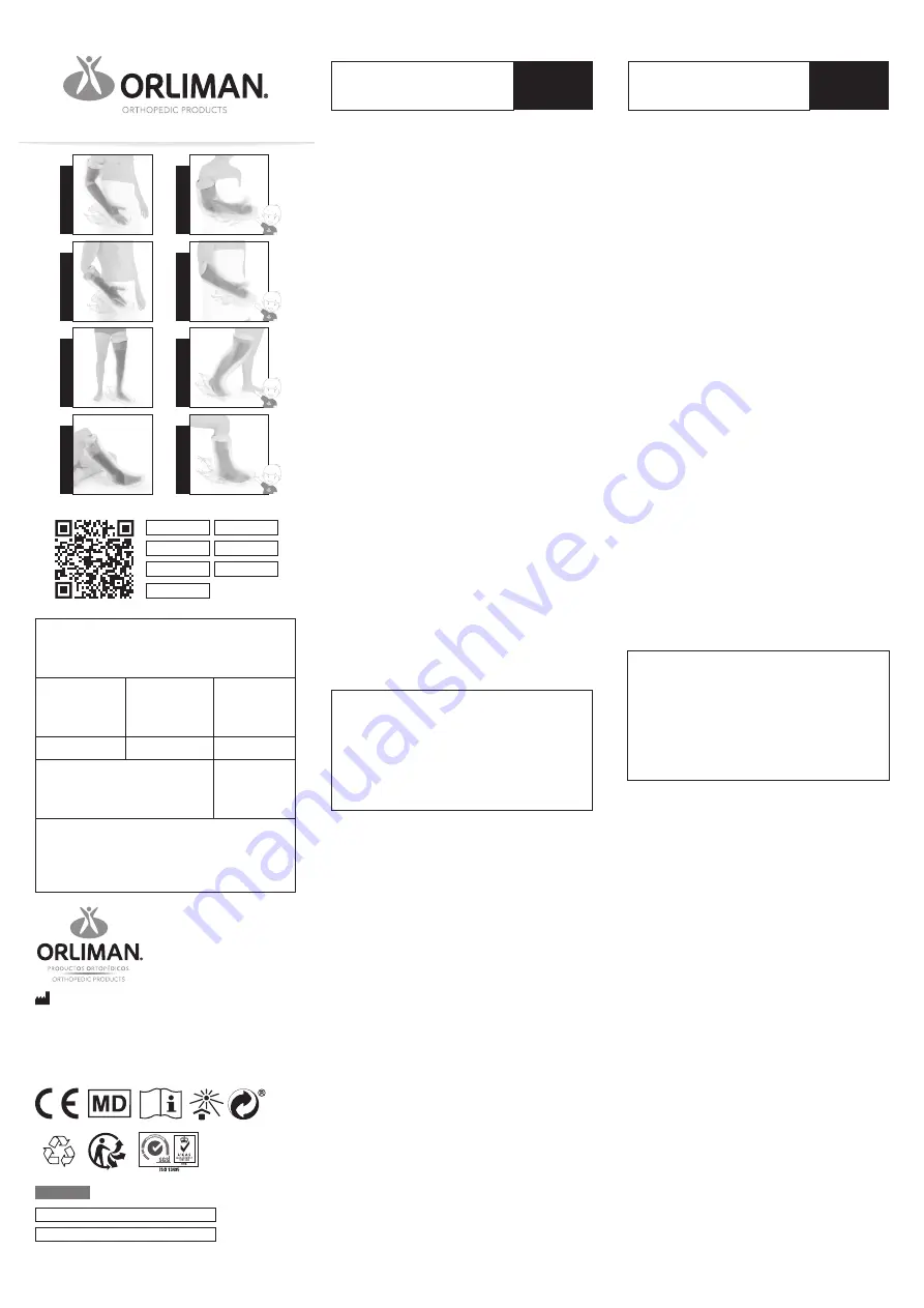 Orliman OSL4340 Use And Maintenance Instructions Download Page 1