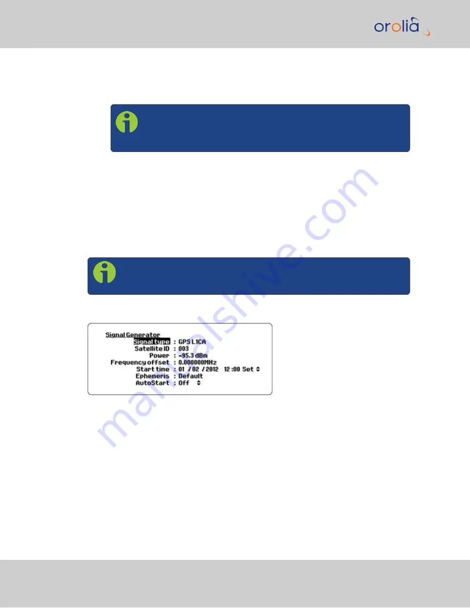 Orolia GSG-5 Series User Manual With Scpi Manual Download Page 110