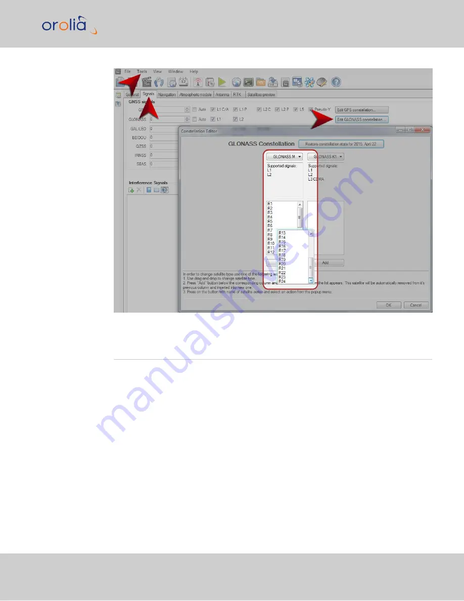 Orolia GSG-5 Series User Manual With Scpi Manual Download Page 207