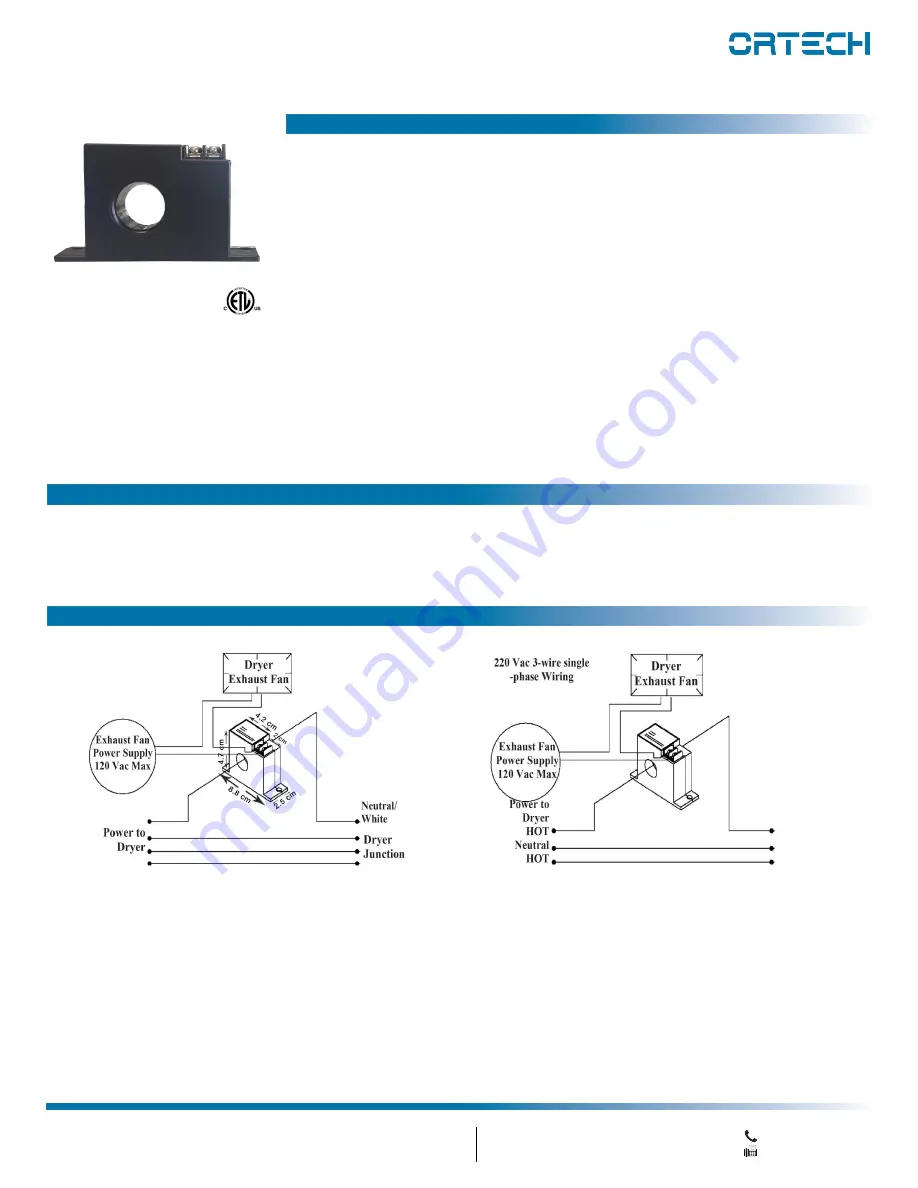 Ortech AS-0 Instruction Manual Download Page 1