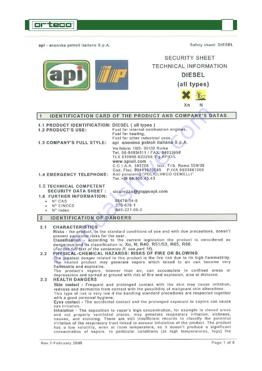 ORTECO IIa Series Use And Maintenance Manual Download Page 84