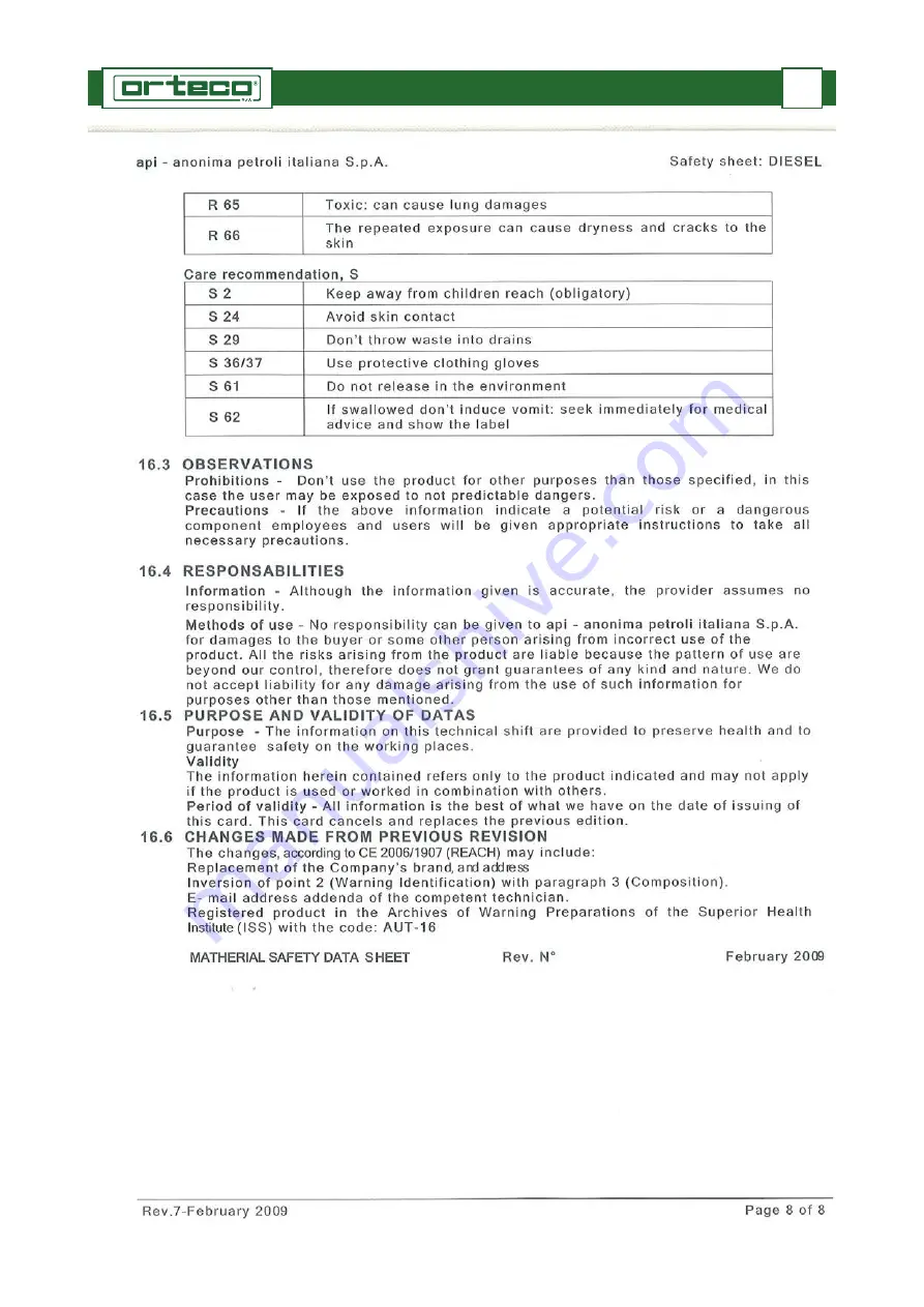 ORTECO IIa Series Use And Maintenance Manual Download Page 91