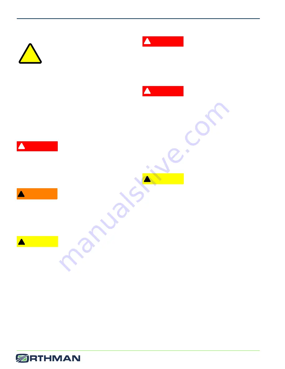 Orthman 125-087-02-EN-OM Скачать руководство пользователя страница 12