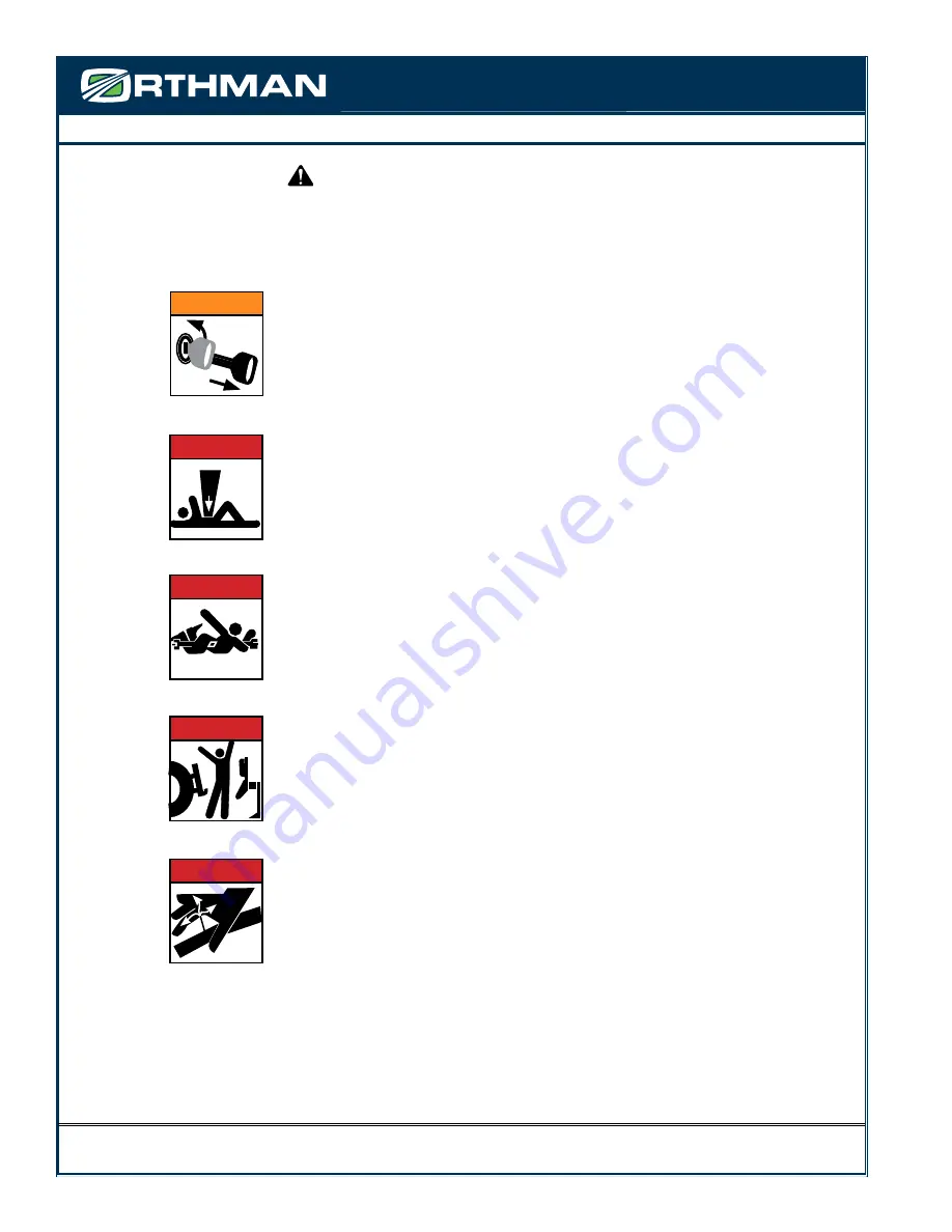 Orthman 8315 Cultivator Manual Download Page 38