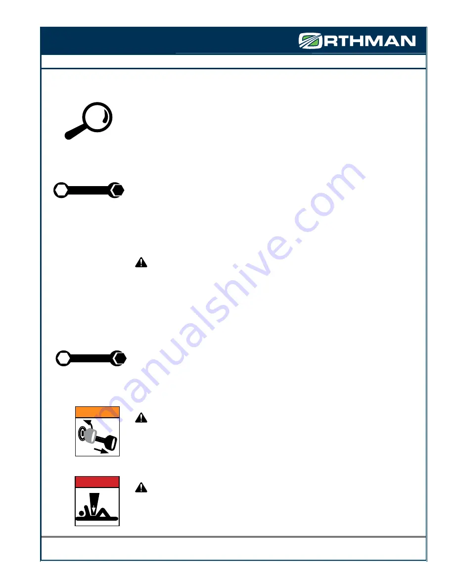 Orthman 8315 Cultivator Manual Download Page 41