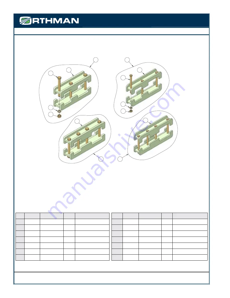 Orthman 8315 Cultivator Manual Download Page 44