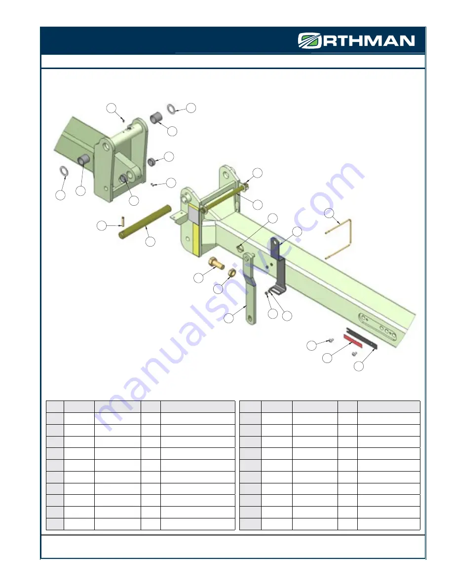 Orthman 8315 Cultivator Manual Download Page 47