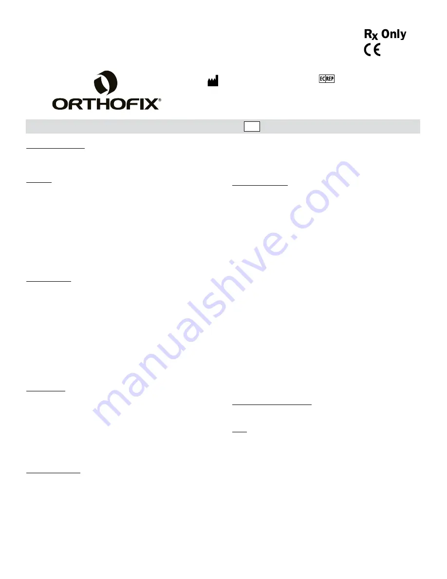 Orthofix PILLAR SA PTC Скачать руководство пользователя страница 8