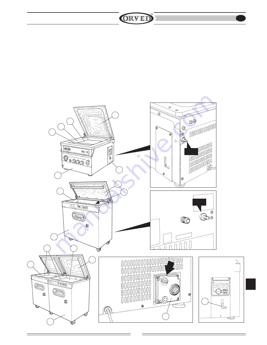 Orved MULTIPLE 315VM P4 Operating And Service Manual Download Page 45