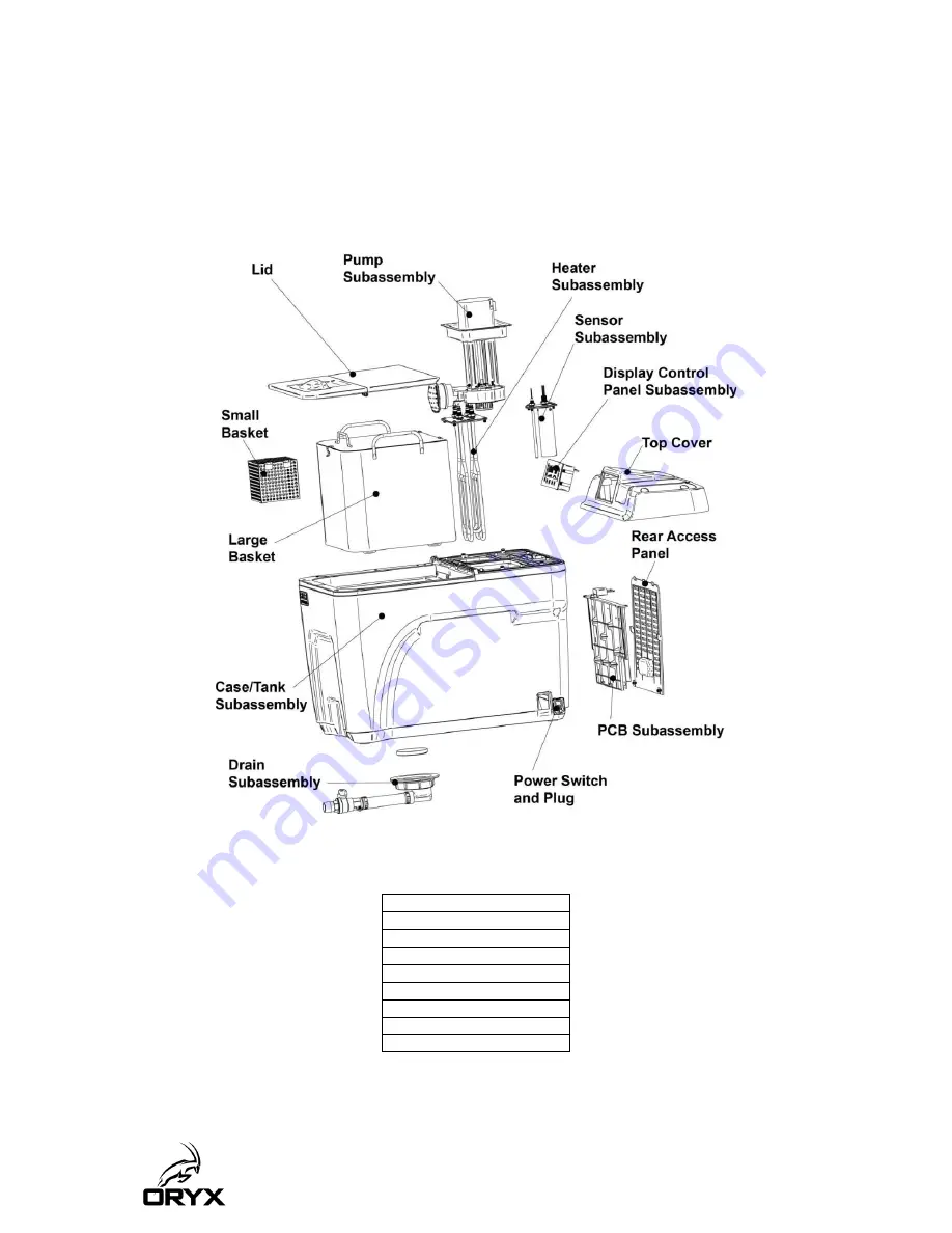 Oryx solutions SCA 1200ht User Manual Download Page 19