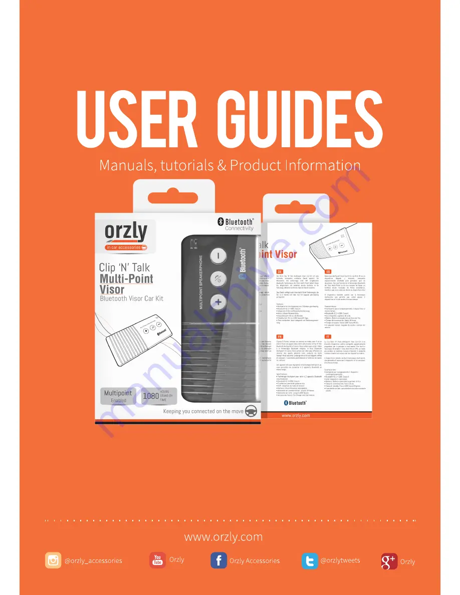 Orzly Multi-Point Visor User Manual Download Page 1