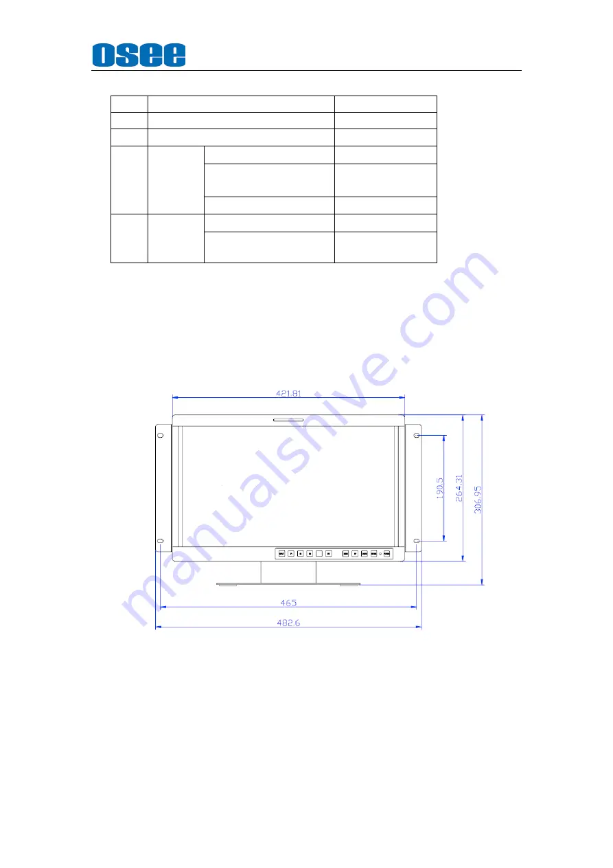 OSEE BCM-170 Series User Manual Download Page 8