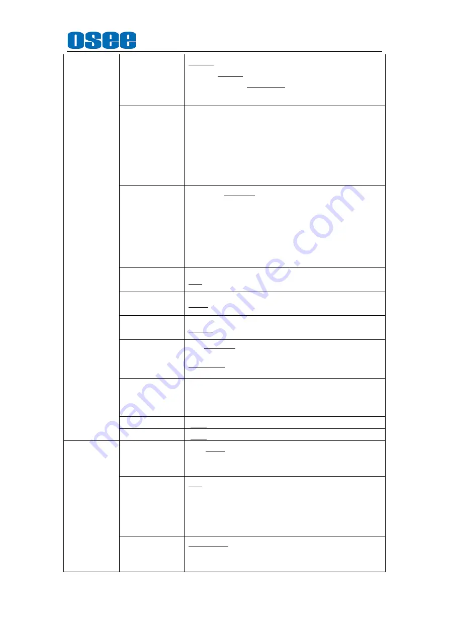 OSEE BCM-170 Series User Manual Download Page 16