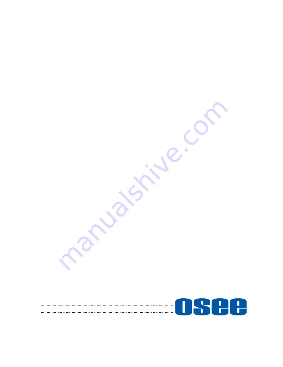 OSEE MVM-170 Series User Manual Download Page 1