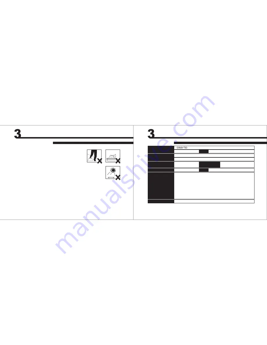 oserio FFP-331 SERIES Instruction Manual Download Page 14