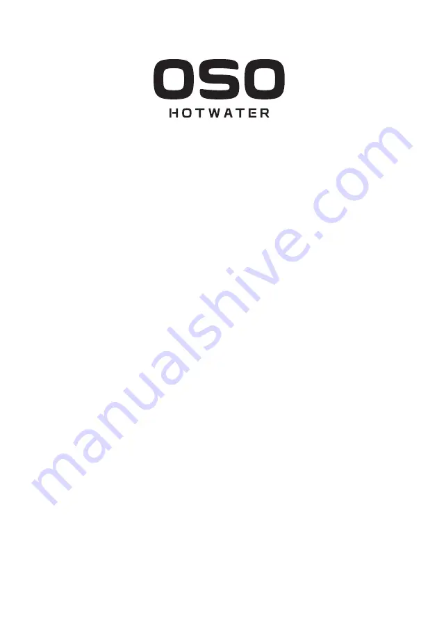 OSO HOTWATER Saga - S Manual Download Page 48