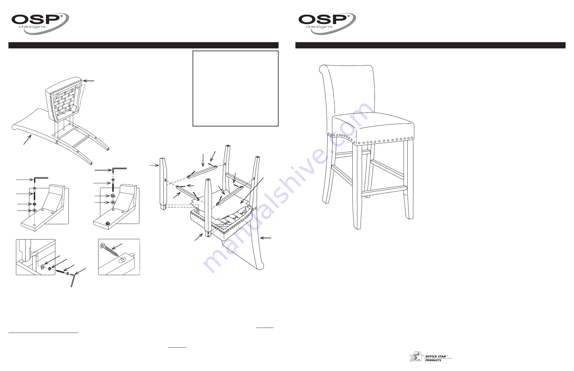 OSP Designs MET8724 Operating Instructions Download Page 1