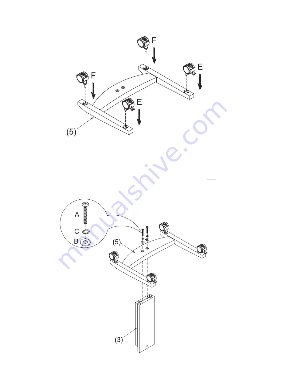 OSP Designs POLARIS PLR828-ES Assembly Instructions Manual Download Page 5