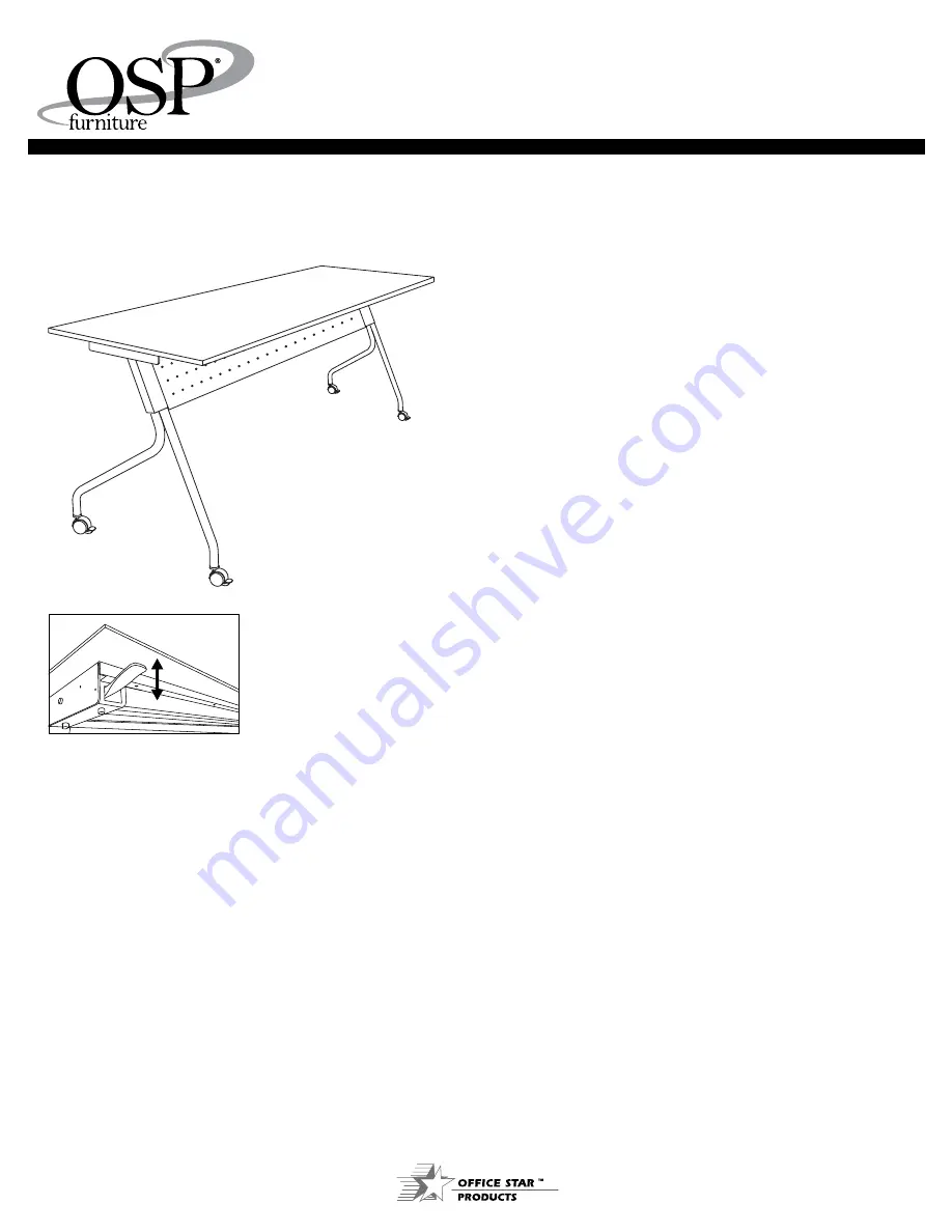 OSP furniture 84224 Operating Instructions Download Page 1