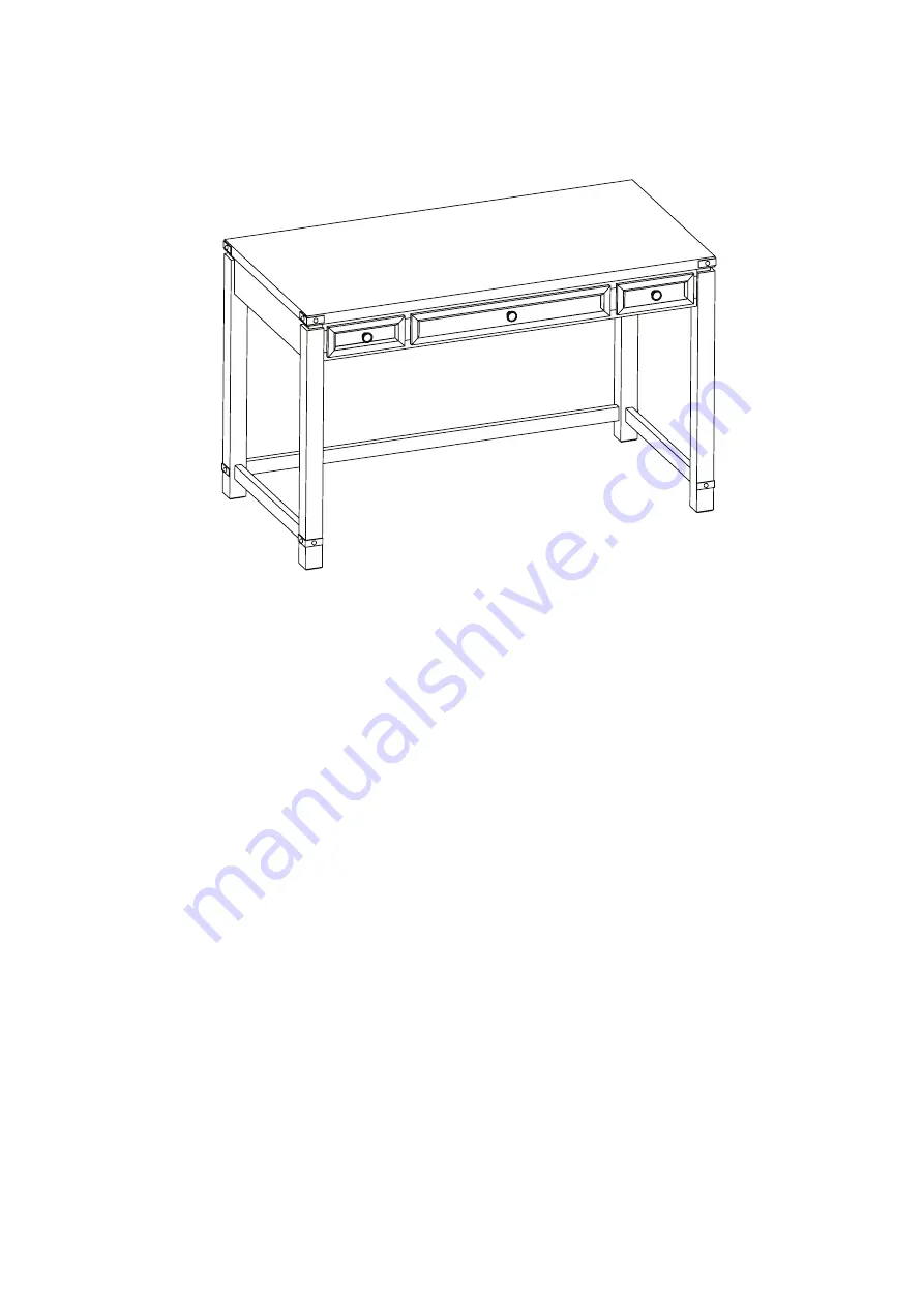 OSP Home Furnishings BATON ROUGE BTD2937 Assembly Instructions Download Page 2