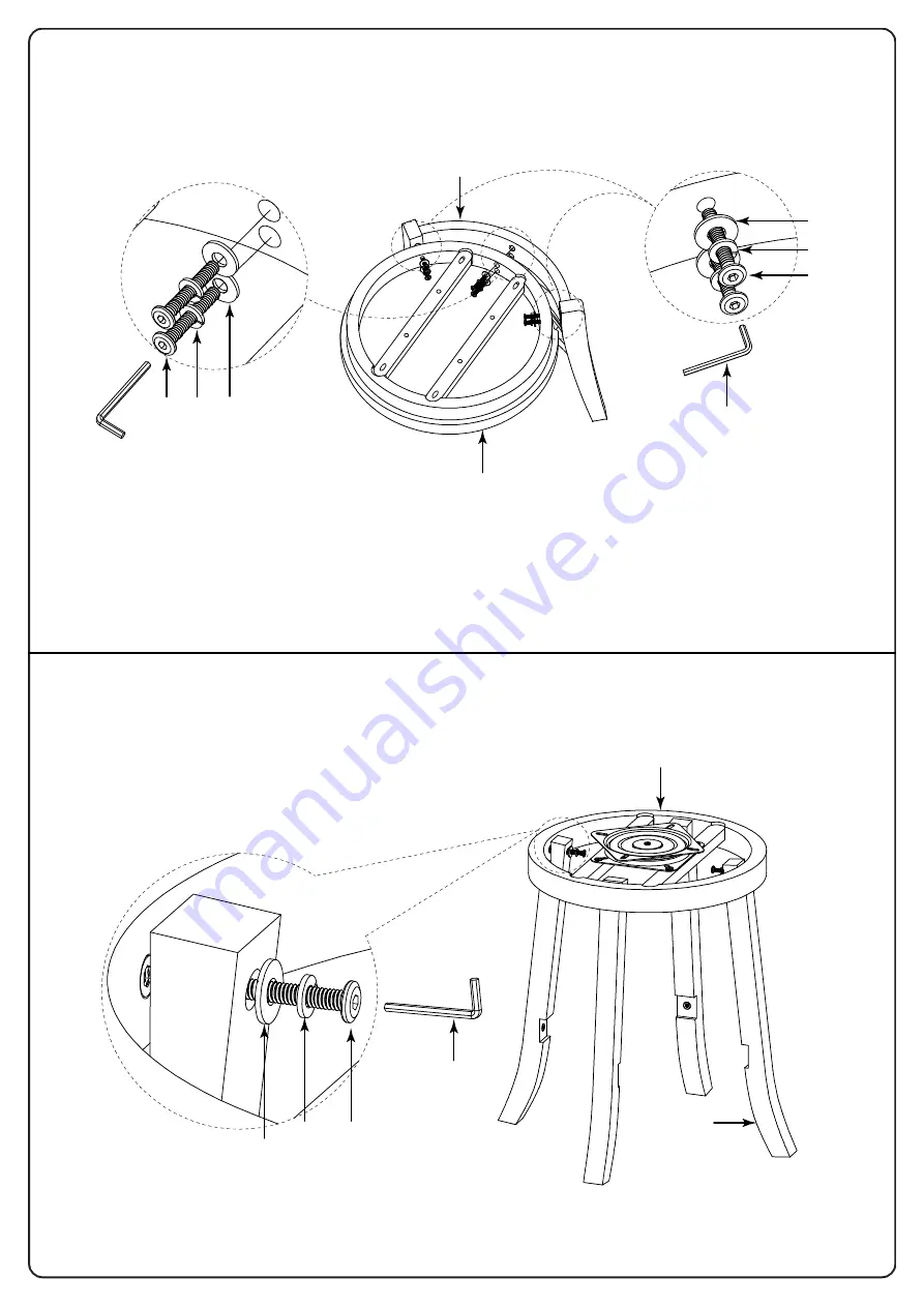 OSP Home Furnishings MET12430 Assembly Instructions Download Page 4