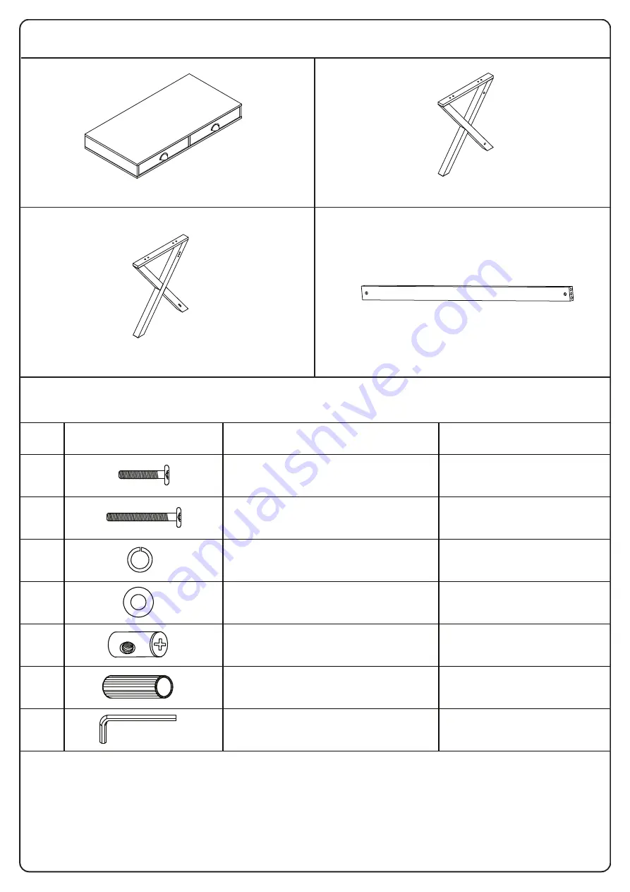 OSP Home Furnishings WHB5011 Скачать руководство пользователя страница 3